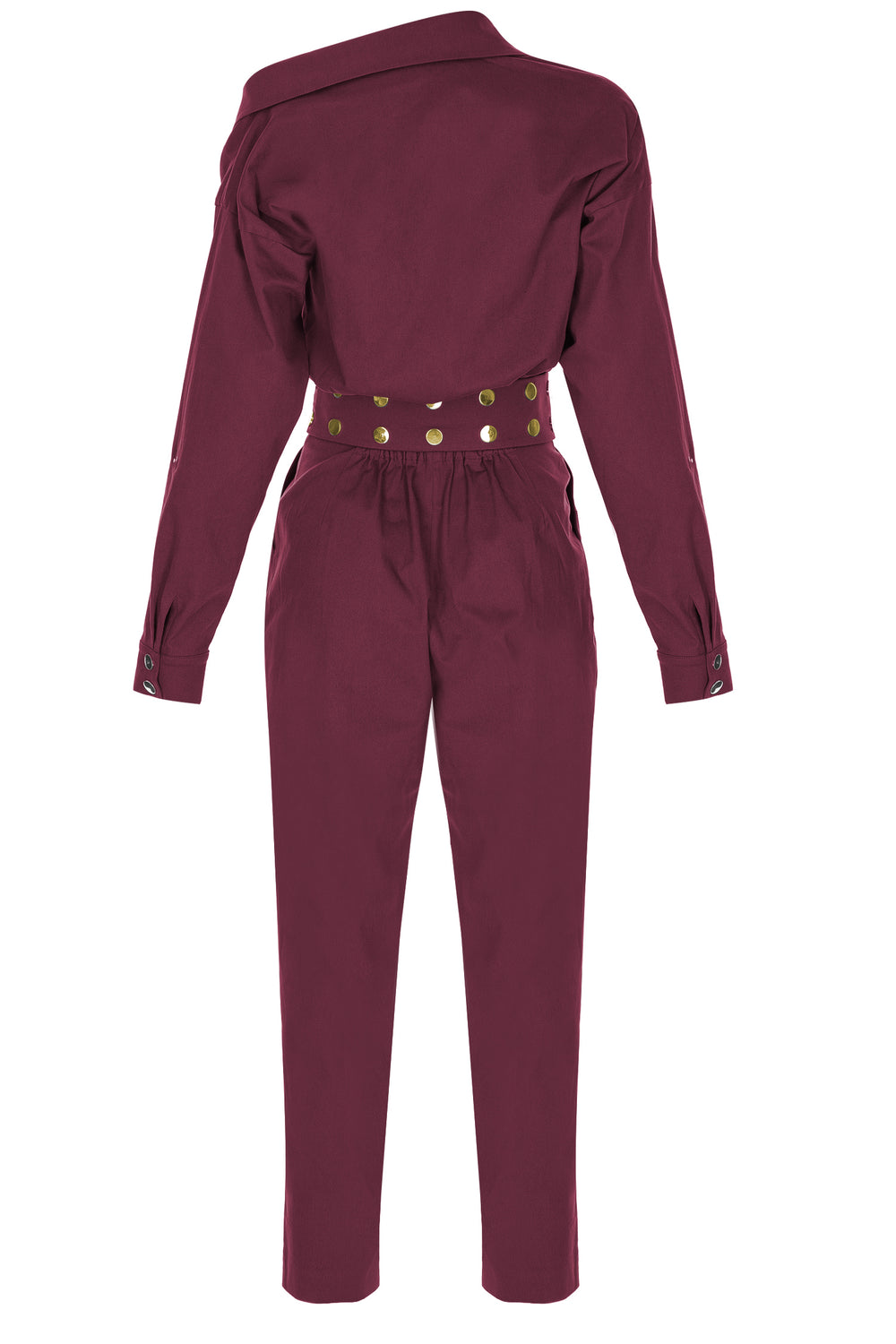 Milan Jumpsuit – Burgundy