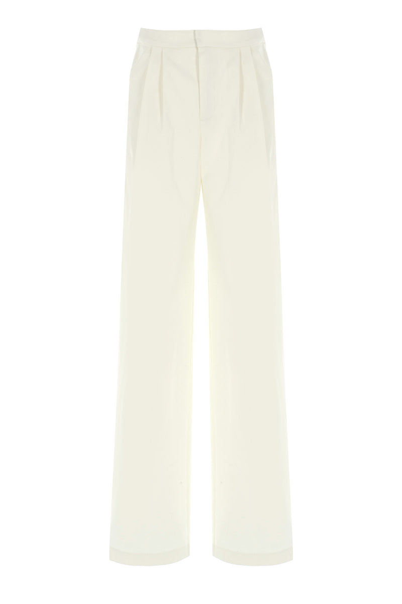 ECRU CANVAS WIDE LEG PANT – EN-SELMACILEK