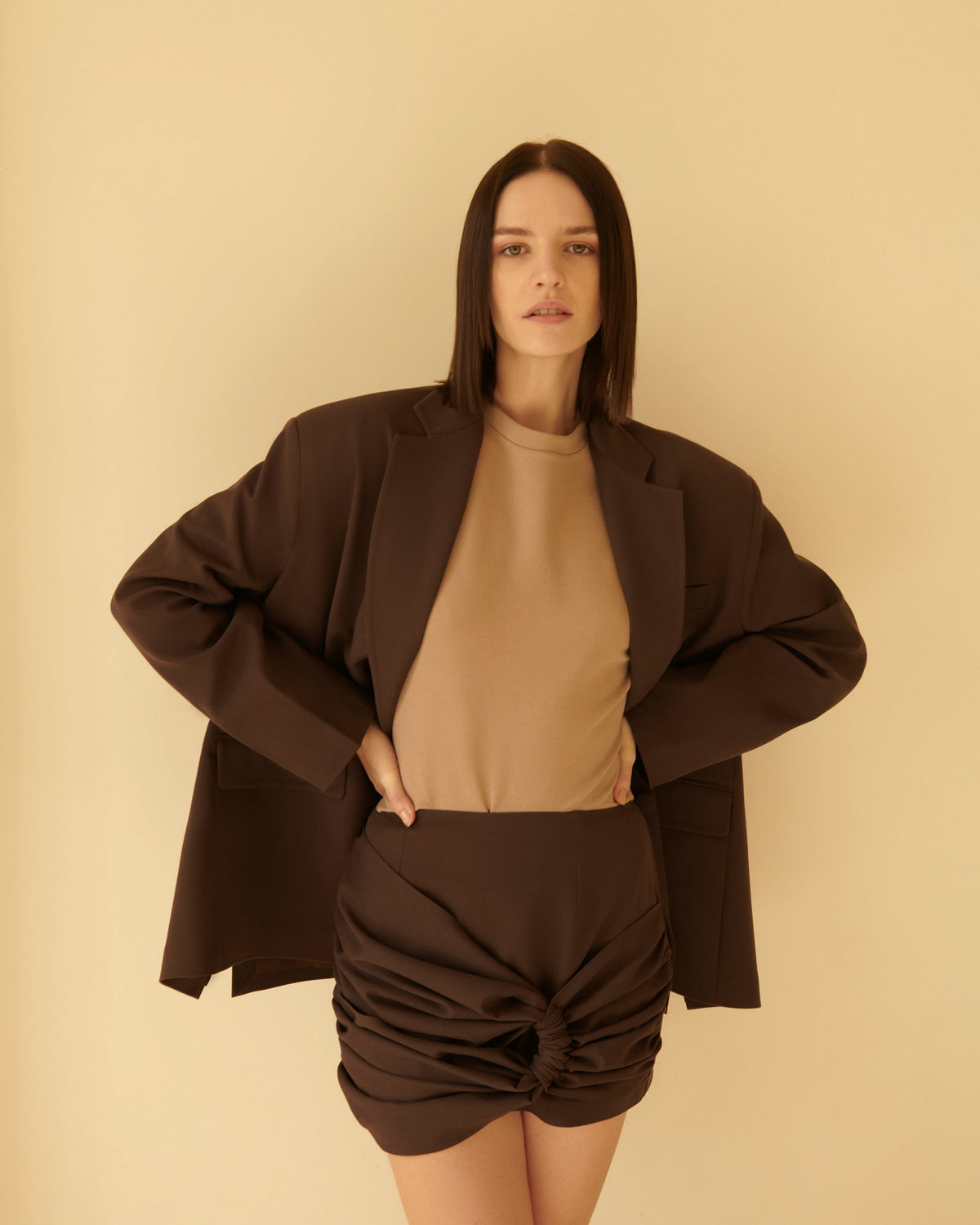 Luka Blazer – Brown