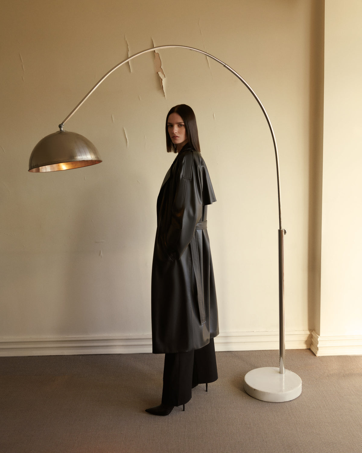 Lama Trench Coat – Black