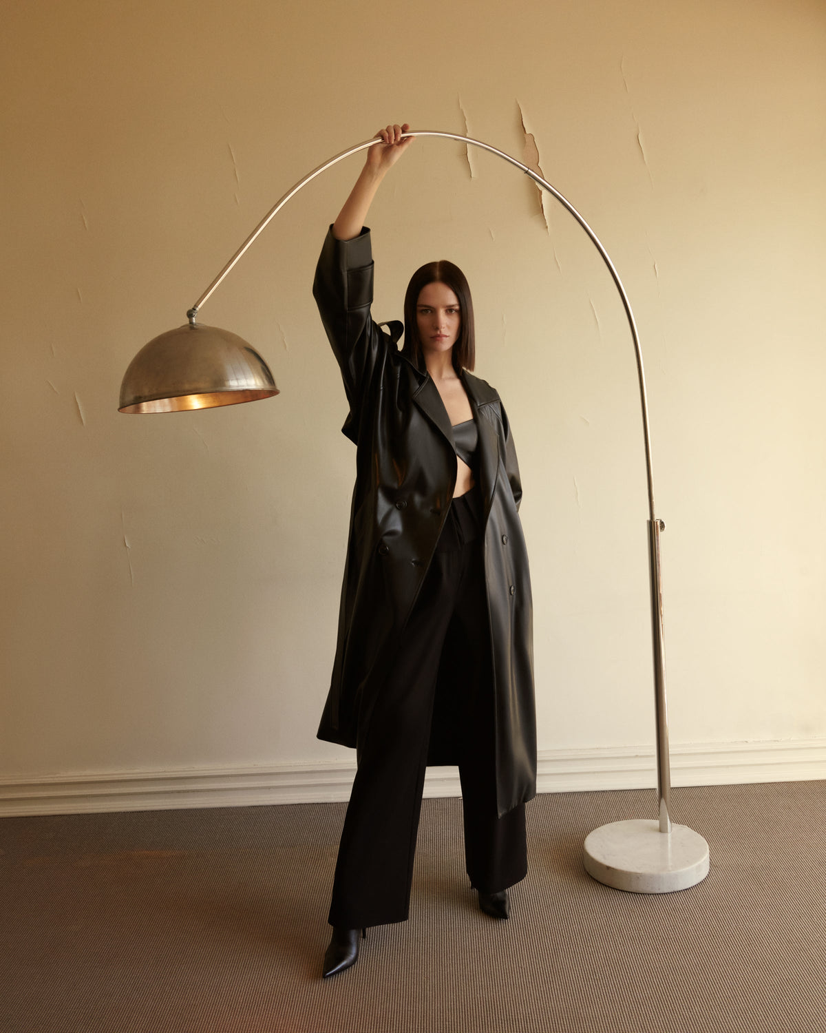 Lama Trench Coat – Black