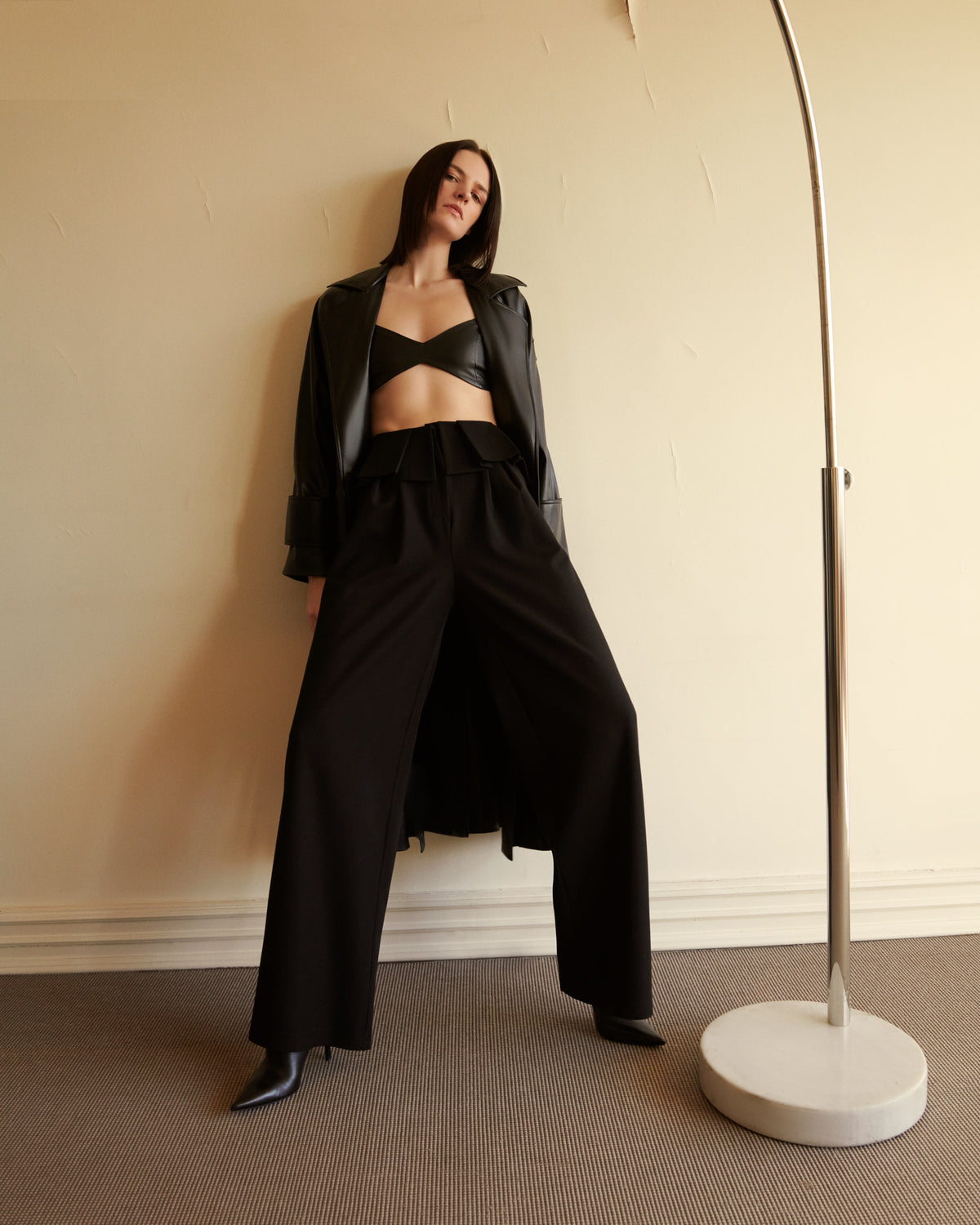 Lama Trench Coat – Black