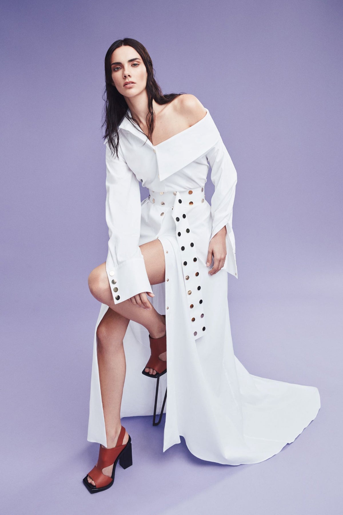 Milan White Maxi Dress