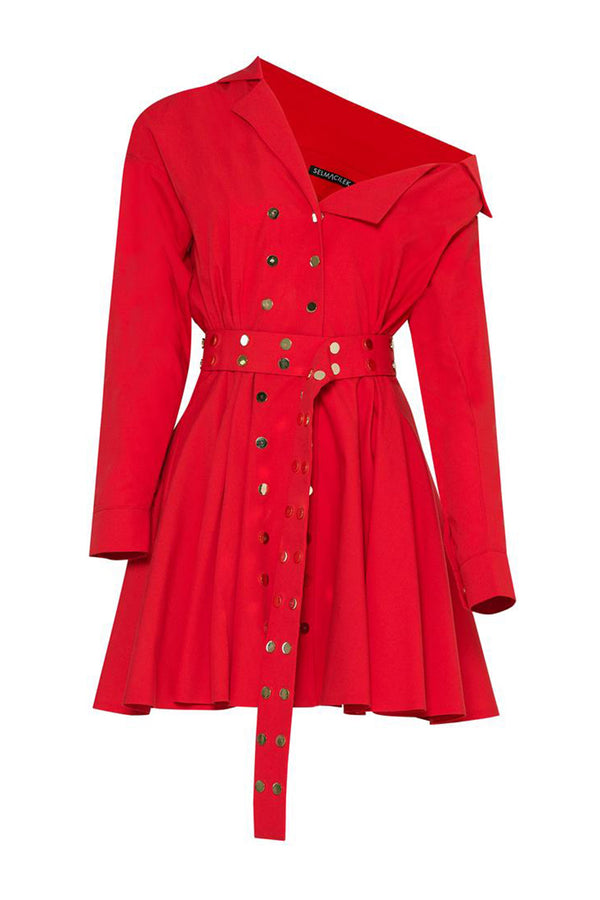 Milan Red Mini Dress