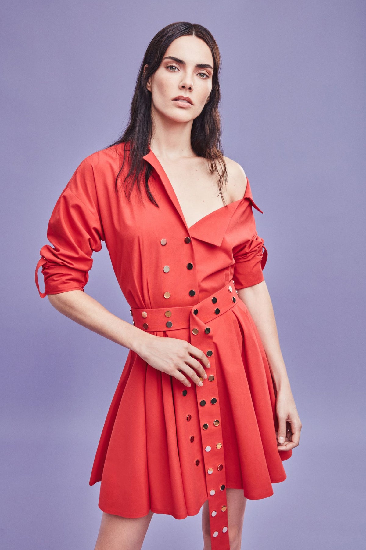 Milan Mini Dress – Red