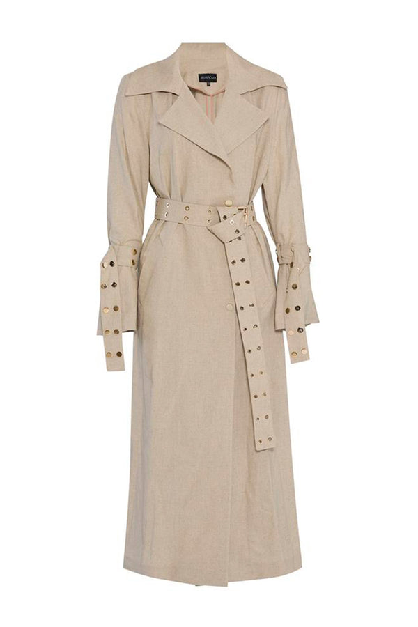 Milan Beige Trench Coat